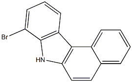 8-溴-7H-苯并[C]咔唑,,结构式