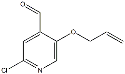 5-(allyloxy)-2-chloroisonicotinaldehyde Structure