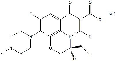 Levofloxacin-d3 SodiuM Salt Structure