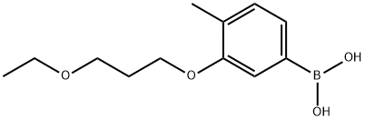 (3-(3-ethoxypropoxy)-4-Methylphenyl)boronic acid Structure