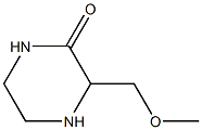 3-(MethoxyMethyl)piperazin-2-one Structure