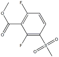 Methyl 2,6-difluoro-3-(Methylsulfonyl)benzoate|2,6-二氟-3-(甲基磺酰基)苯甲酸甲酯