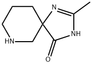 2-Methyl-1,3,7-triaza-spiro[4.5]dec-1-en-4-one,1214321-15-9,结构式
