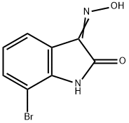 7-broMo-3-(hydroxyiMino)
indolin-2-one Structure