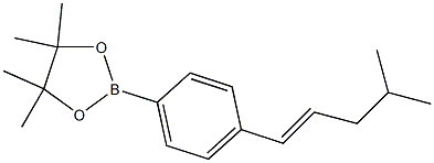  4,4,5,5-tetraMethyl-2-(4-(4-Methylpent-1-en-1-yl)phenyl)-1,3,2-dioxaborolane