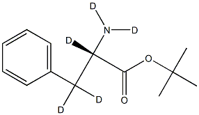 L-Phenylalanine tert-Butyl Ester-d5 Structure