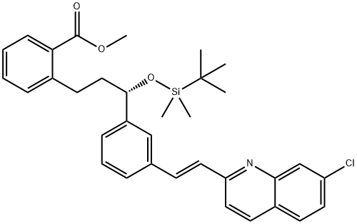 (S,E)-2-(3-((tert-ButyldiMethylsilyl)oxy)-3-(3-(2-(7-chloroquinolin-2-yl)vinyl)phenyl)propyl)benzoic Acid Methyl Ester|(S,E)-2-(3-((tert-ButyldiMethylsilyl)oxy)-3-(3-(2-(7-chloroquinolin-2-yl)vinyl)phenyl)propyl)benzoic Acid Methyl Ester