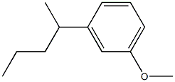 1-Methoxy-3-(pentan-2-yl)benzene Structure