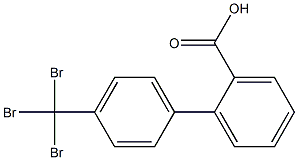 4'-(TribroMoMethyl)-[1,1'-biphenyl]-2-carboxylic Acid Structure