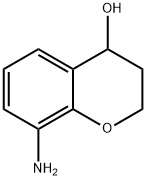 8-aMinochroMan-4-ol 化学構造式