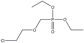 (2-Chloro-ethoxyMethyl)-phosphonic acid diethyl ester Structure