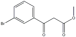 Methyl 3-(3-broMophenyl)-3-oxopropanoate Structure