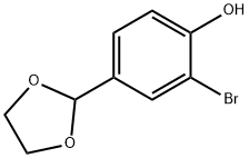 4-broMo-3-(1,3-디옥솔란-2-일)페놀