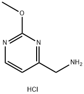 (2-MethoxypyriMidin-4-yl)MethanaMine hydrochloride Struktur