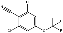 2,6-Dichloro-4-(trifluoroMethoxy)benzonitrile 化学構造式