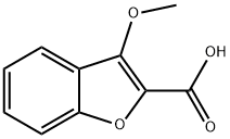 3-Methoxy-1-benzofuran-2-carboxylic acid Structure