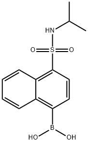 (4-(N-isopropylsulfamoyl)naphthalen-1-yl)boronic acid Struktur