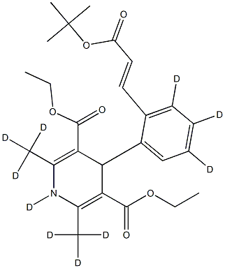 LACIDIPINE-D10 化学構造式