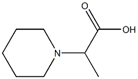 2-PIPERIDIN-1-YLPROPANOIC ACID 化学構造式