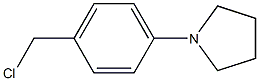 1 - [ 4 -(氯甲基)苯基]吡咯烷 结构式
