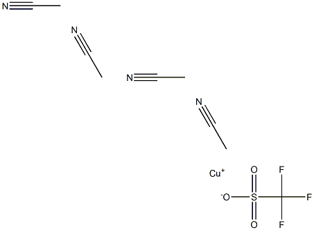 Tetrakisacetonitrile  copper(I)  triflate Struktur