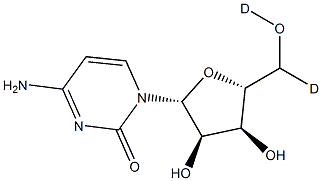 Cytidine-d2 化学構造式