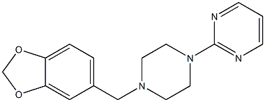 2-(4-(1,3-benzodioxol-5-ylMethyl)piperazin-1-yl)pyriMidine