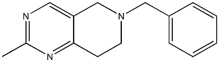 6-Benzyl-2-Methyl-5,6,7,8-tetrahydro-pyrido[4,3-d]pyriMidine Structure