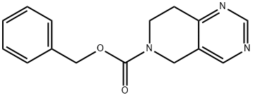 7,8-Dihydro-5H-pyrido[4,3-d]pyriMidine-6-carboxylic acid benzyl ester Structure