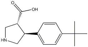 (+/-)-trans-4-(4-tert-butyl-phenyl)-pyrrolidine-3-carboxylic acid