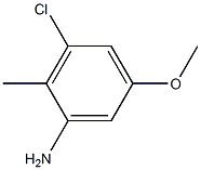 3-chloro-5-Methoxy-2-Methylaniline,,结构式