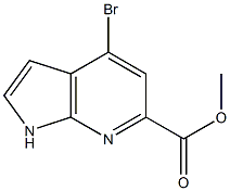 4-BroMo-7-azaindole-6-carboxylic acid Methyl ester