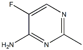 2-甲基-5-氟-4-胺基嘧啶 结构式