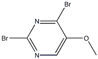 2,4-dibroMo-5-MethoxypyriMidine 化学構造式