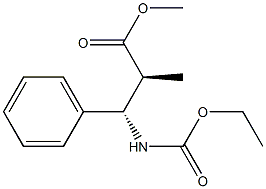 (2S,3S)-Methyl 3-(ethoxycarbonylaMino)-2-Methyl-3-phenylpropanoate,,结构式