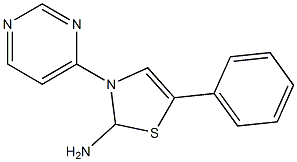 2-AMino-5-phenyl-N-(pyriMidin-4-yl)thiazole Struktur