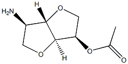 (3R,3aS,6R,6aS)-6-aMinohexahydrofuro[3,2-b]furan-3-yl acetate 结构式