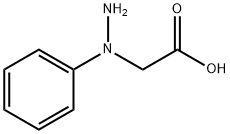 2-(1-phenylhydrazinyl)acetic acid 化学構造式