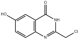 2-ChloroMethyl-6-hydroxy-1H-quinazolin-4-one 化学構造式