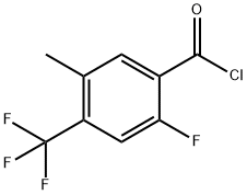 2-Fluoro-5-Methyl-4-(trifluoroMethyl)benzoyl chloride, 97% Structure