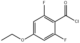 4-Ethoxy-2,6-difluorobenzoyl chloride, 97% Struktur