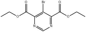 Diethyl 5-BroMopyriMidine-4,6-dicarboxylate Struktur