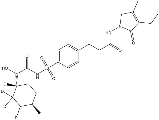 trans-Hydroxy GliMepiride-d4|反式羟基格列美脲-D4