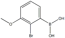 2-溴-3-甲氧基苯硼酸 结构式