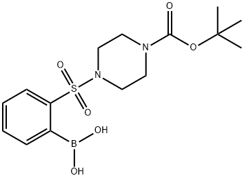 2-(4-(tert-butoxycarbonyl)piperazin-1-ylsulfonyl)phenylboronic acid|2-(4-(叔-丁氧基羰基)哌嗪-1-基磺酰)苯基硼酸