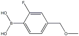 2-氟-4-甲氧基甲基苯基硼酸, , 结构式