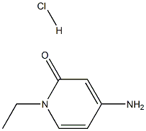 4-AMino-1-ethylpyridin-2(1H)-one hydrochloride, 1523618-09-8, 结构式