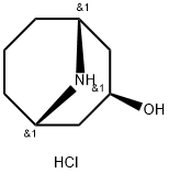 EXO-9-アザビシクロ[3.3.1]ノナン-3-オール塩酸塩 化学構造式