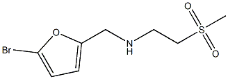 N-((5-broMofuran-2-yl)Methyl)-2-(Methylsulfonyl)ethanaMine Structure