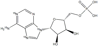 Adenosine Monophosphate 15N4 Structure